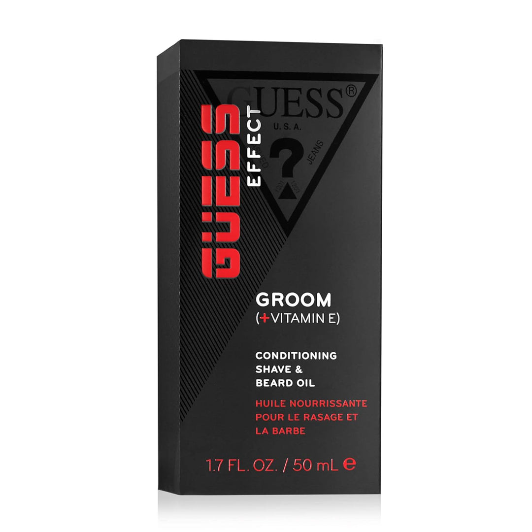 Guess Effect Boost Conditioning Shave and Beard Oil by Guess for Men – 1,7 oz Oil