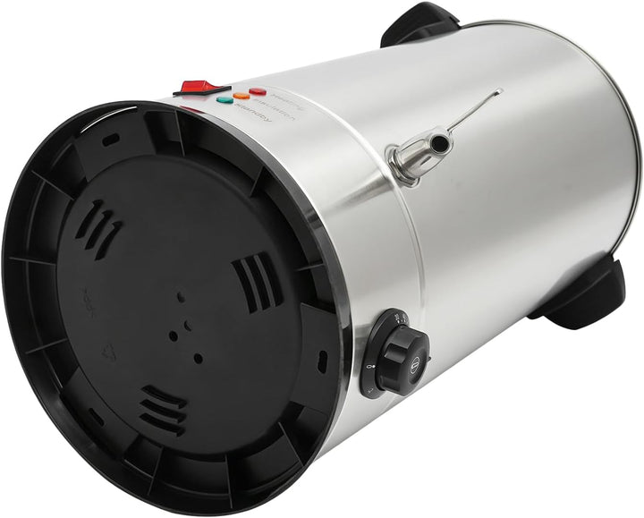 Wachsschmelzer 15L, Wachsschmelztiegel mit Temperaturregelung für Kerzen | 304 Edelstahl + PP, 1800W