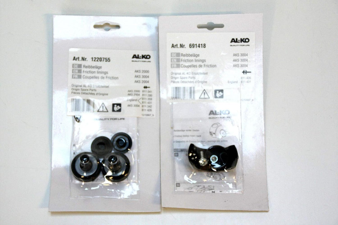 p4U 2 Sätze AL-KO Reibbeläge Komplettsatz Komplettset Set für AKS 3004 Reibbelag-Set