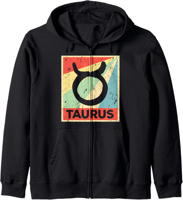 Taurus zodiac Vintage Unisex Kapuzenjacke