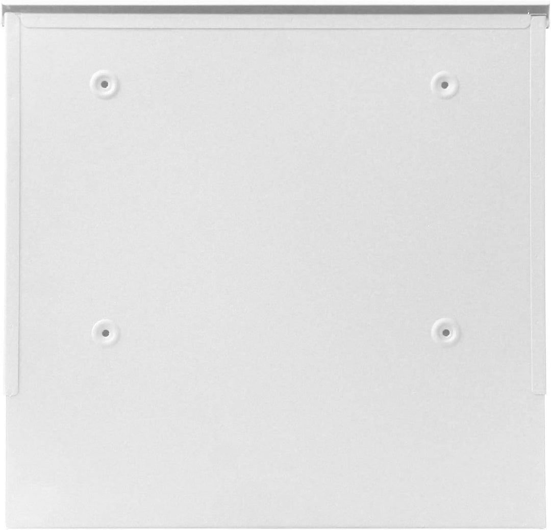 Briefkasten HWC-B29AM, Wandbriefkasten Postkasten Zeitungsfach, pulverbeschichtet - weiss