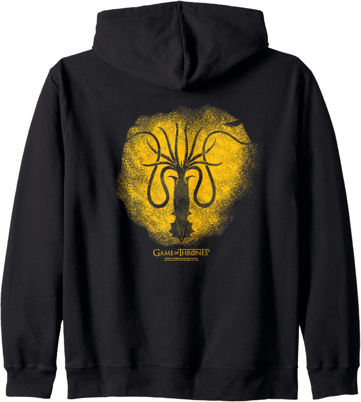 Game of Thrones Greyjoy Sprayed Outline Sigil Kapuzenjacke
