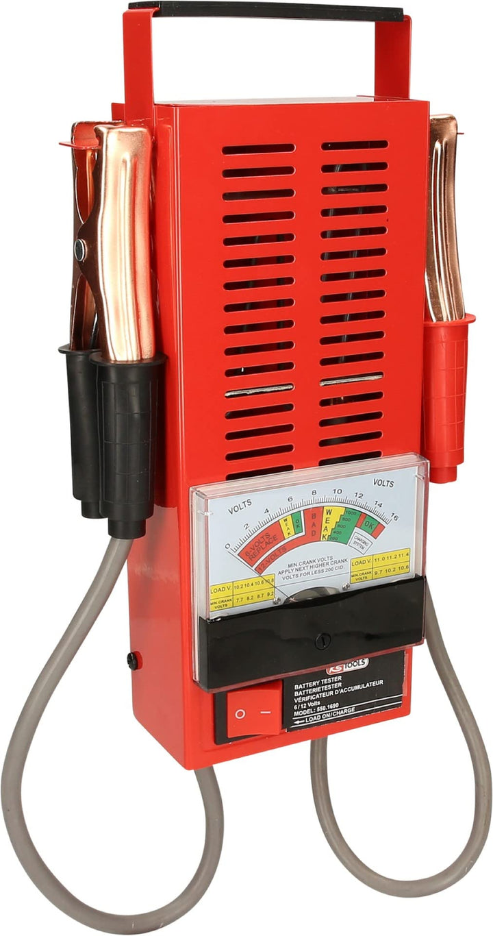 KS Tools 550.1690 6 + 12V Batterietester, rot