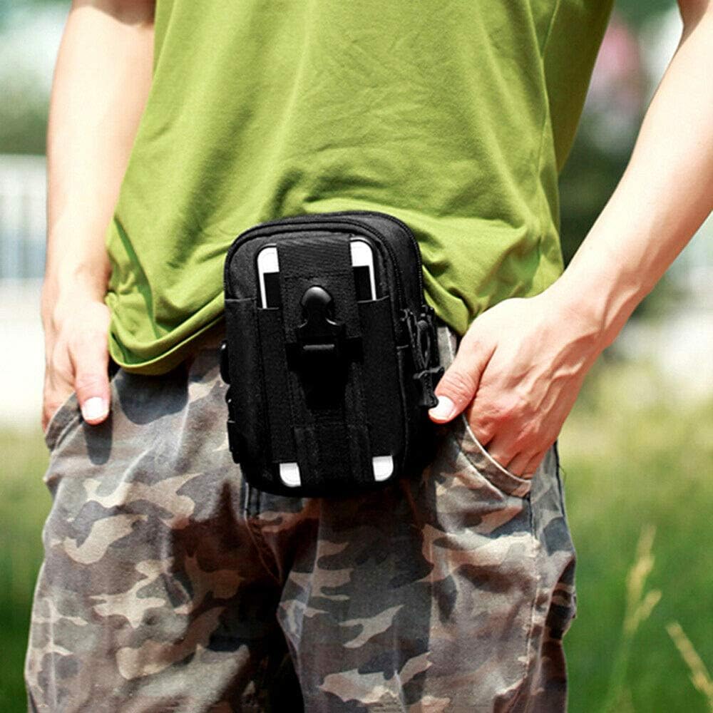 Riloer Motorrad Gürteltasche, Multifunktionale Ox Tuch Wasserdichte Taktische Gürteltasche Motorrad