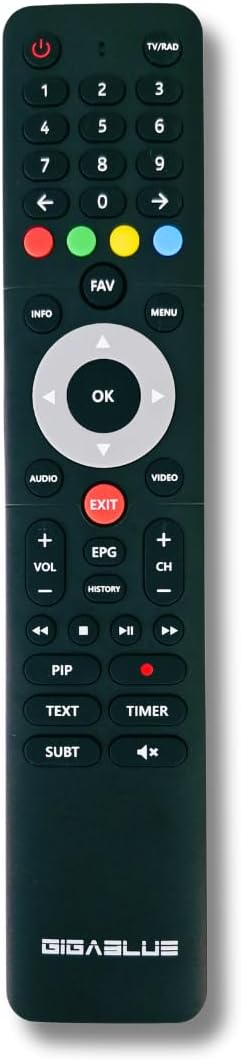 GigaBlue UHD Quad 4K Pro – PVR-Receiver mit HBB-TV, Bluetooth 5.4, 2X FBC DVB-S2 Tuner, Gigabit-LAN