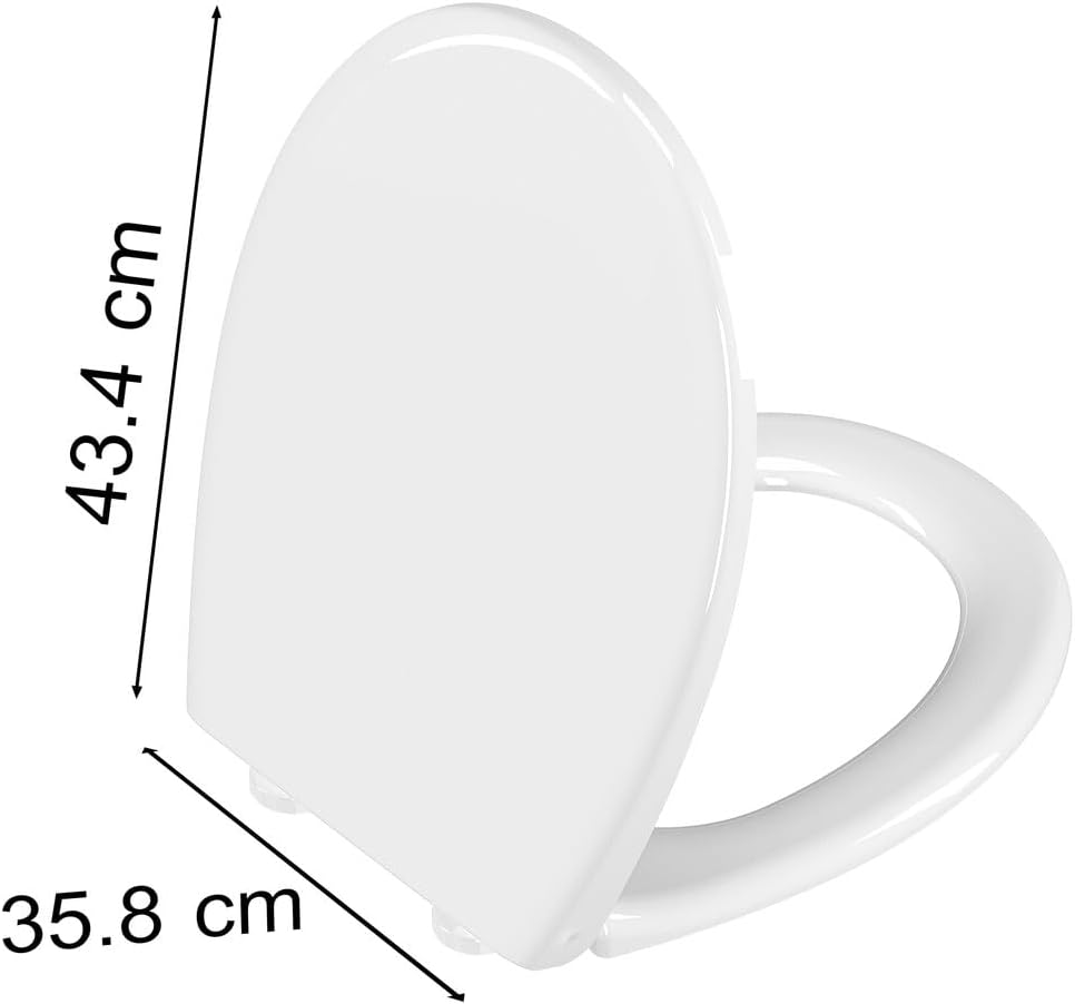 VitrA S20 Round WC-Sitz 109-003-909, mit Absenkautomatik, Easy-Release, oval, weiss, Unterziehversch