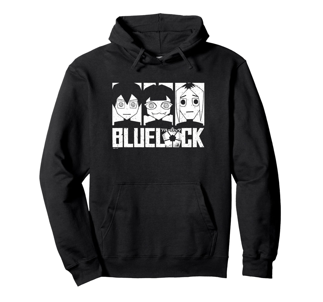 Blue Lock Yoichi Isagi Meguru Bachira Gin Gagamaru Portrait Pullover Hoodie