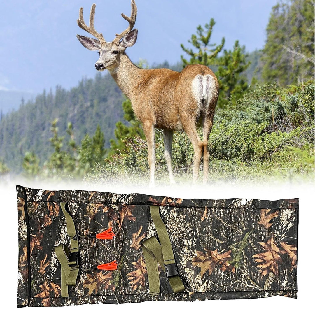 Futterbeutel Für Hirsche - Grosses Fassungsvermögen Outdoor Ausrüstung Mit Verstellbarem Gurt,Jagd W