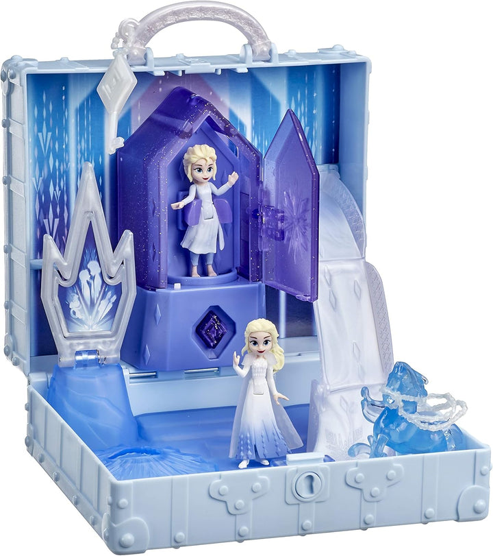 Disney Die Eiskönigin 2 Pop-Up Abenteuer Ahtohallan Abenteuer Spielset mit Griff, inklusive 2 ELSA P