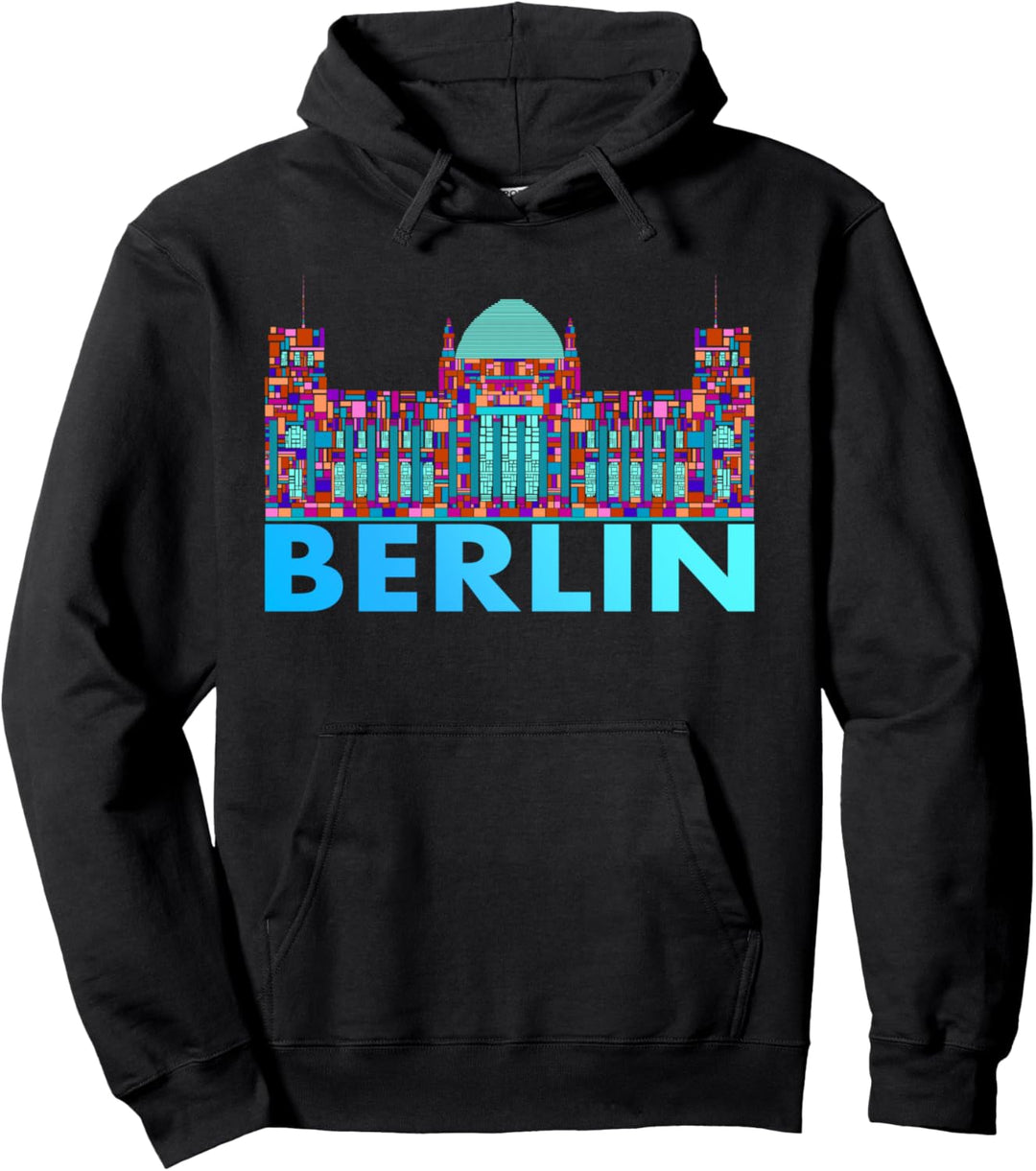 Berlin Design - Reichstag - I Love Berlin Pullover Hoodie