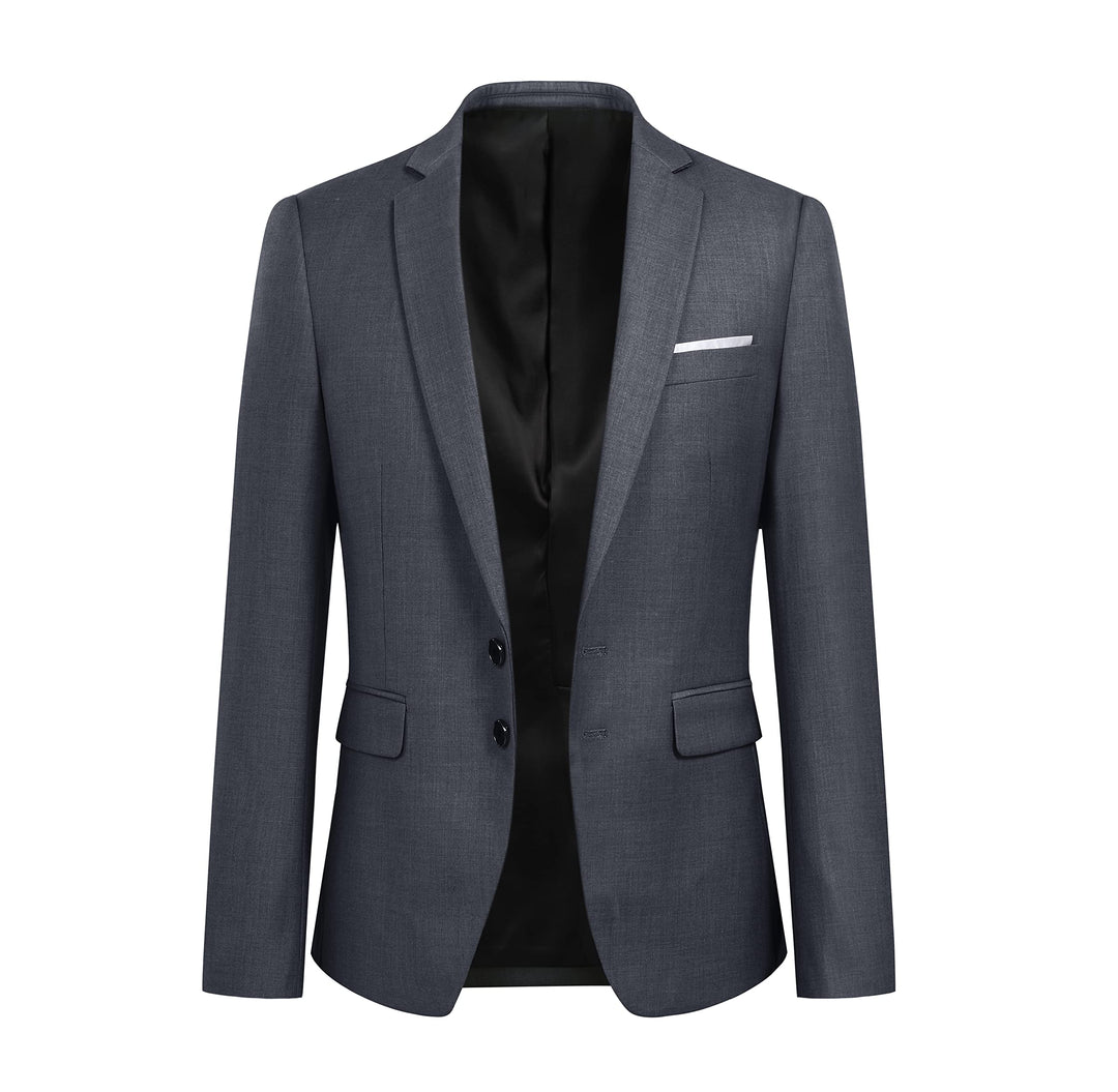 YOUTHUP Herren Sakko Slim Fit Freizeit Modern Anzugjacke für Hochzeit Party Business Abschluss Jacke