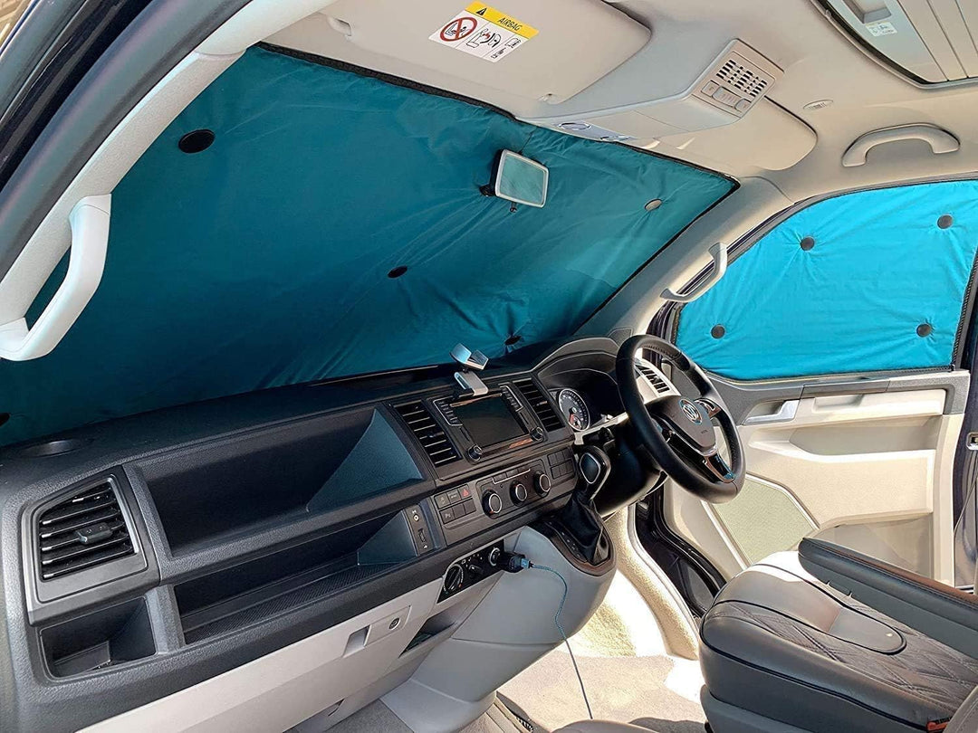 Jalousien-Set passend für Volkswagen T6 (2016–2020) komplettes Set/SWB/Heckklappe, wendbar und Therm