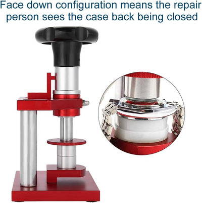 Uhr Zurück Presse, Uhr Press Tool, Watch Repair Schraubentyp Präzise Crystal Bezel Watch Zurück Fall