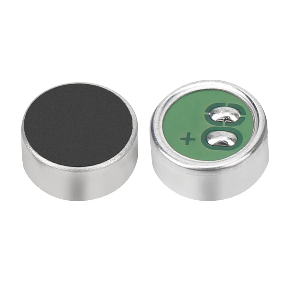 10 Stück Mini-Mikrofon 10 Stück Elektret-Mikrofon Silber für Bühnenauftritte