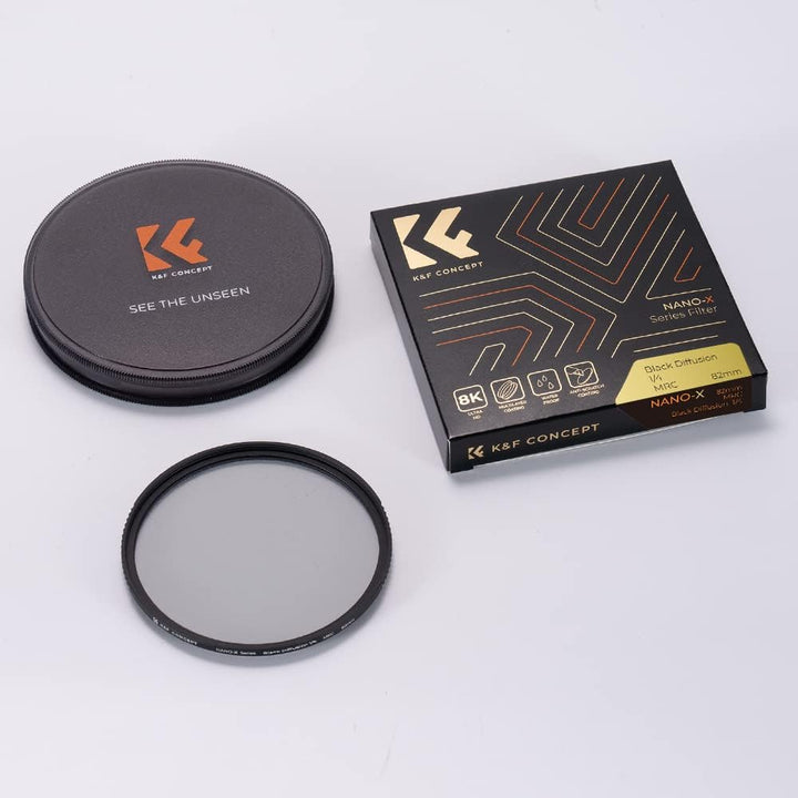 K&amp;F Concept Nano-X Black-Mist 1/4 Filter 43mm Black Promist 1/4 Filter aus Optisches Glas mit 28-fac