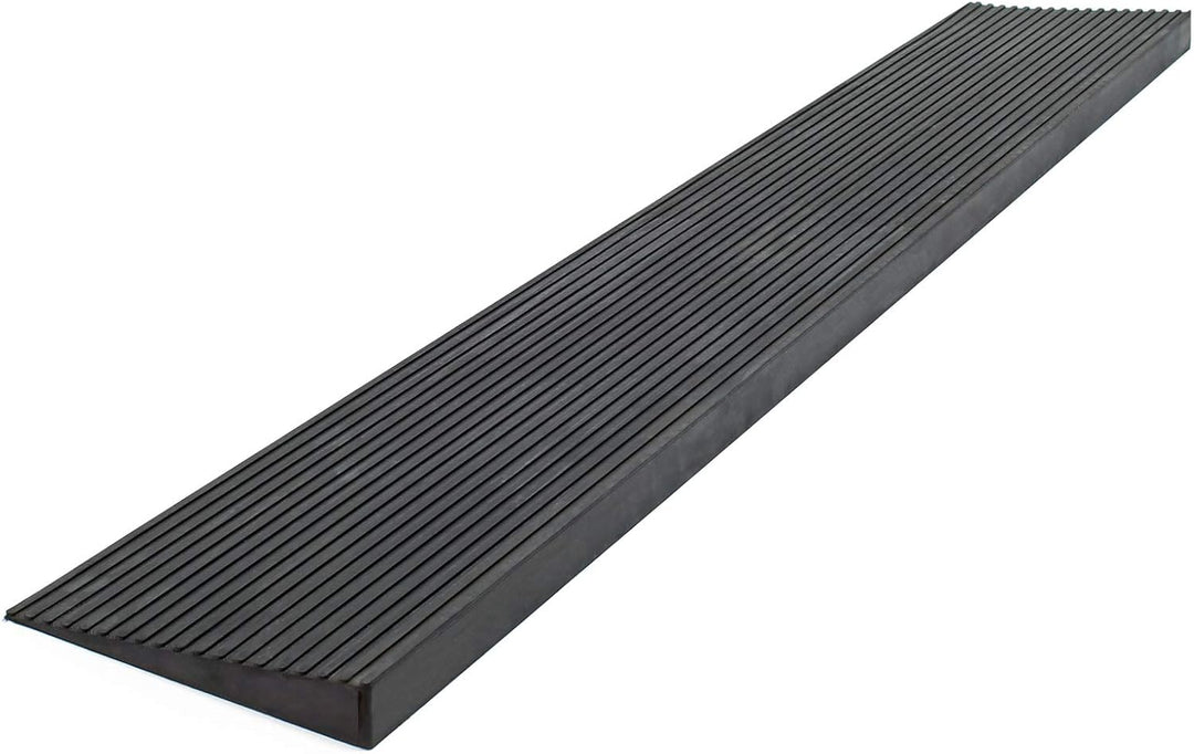 Türschwellenrampe 35x200x900mm für Rollstuhl & Rollator, Vollgummi, rutschfeste Oberfläche, kürzbar