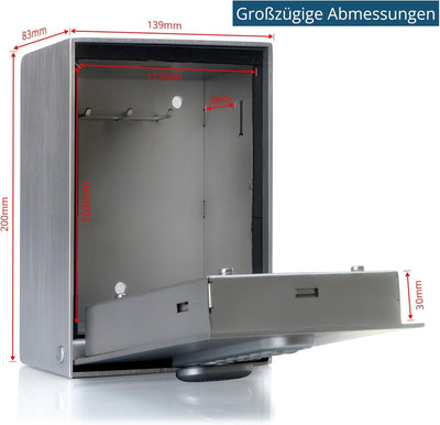 masunt Schlüsseltresor 2120 E Code | Innovative Online-Codevergabe aus der Ferne | elektronischer Sc