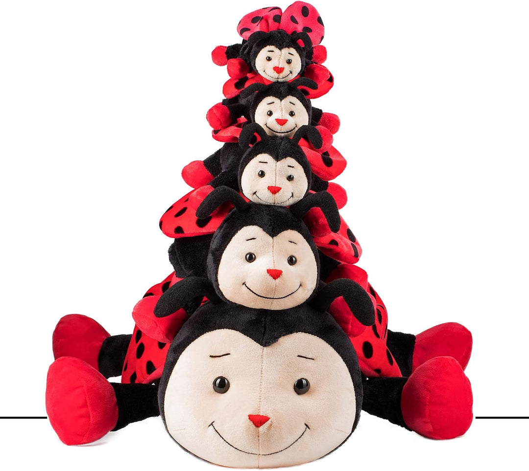 Schaffer 4344 - Plüsch Marienkäfer Bolle - Kuscheltier - Grösse (XL) 44 cm | Extra weich - Waschbar