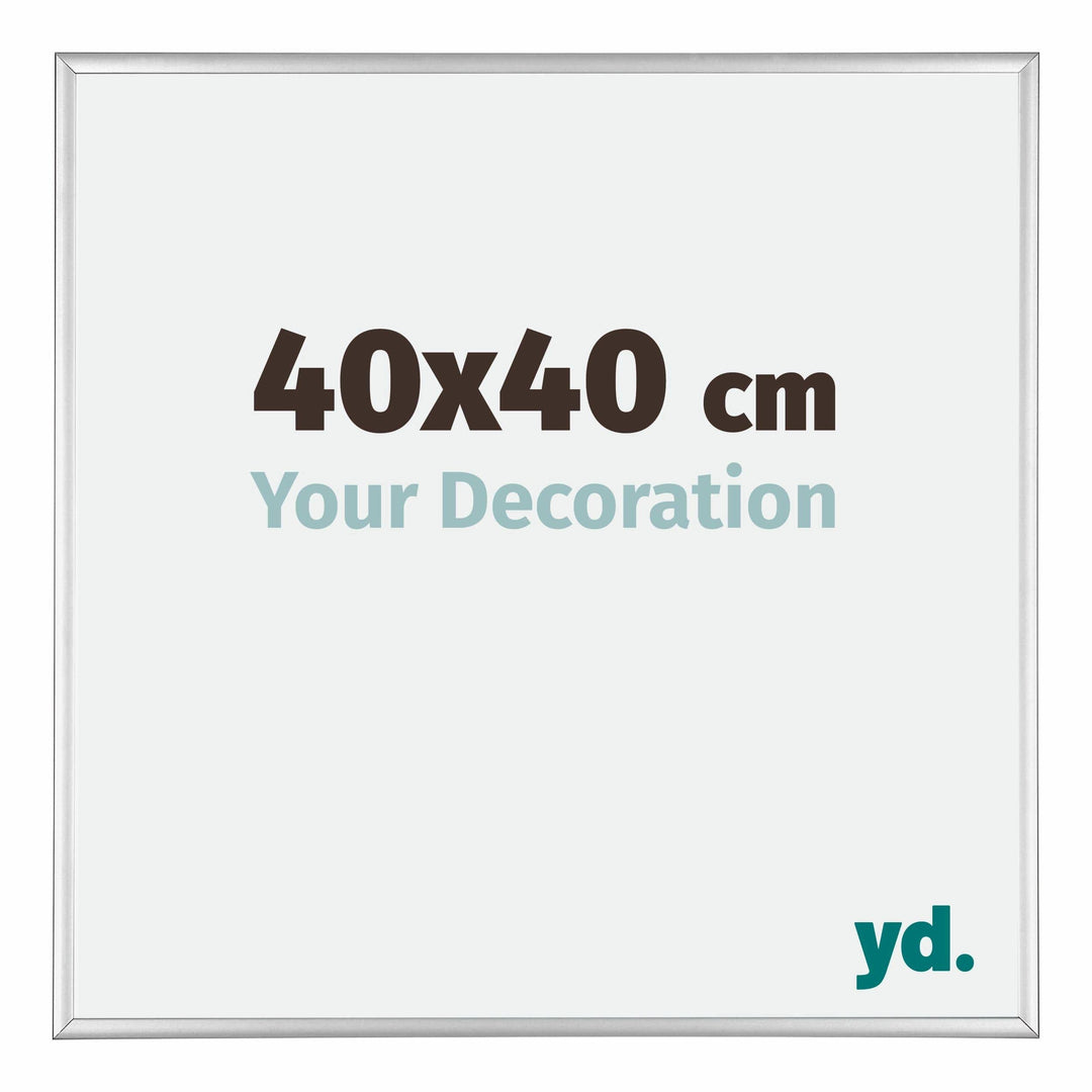 yd. Your Decoration - Bilderrahmen 40x40 cm - Bilderrahmen aus Aluminium mit Acrylglas - Antireflex