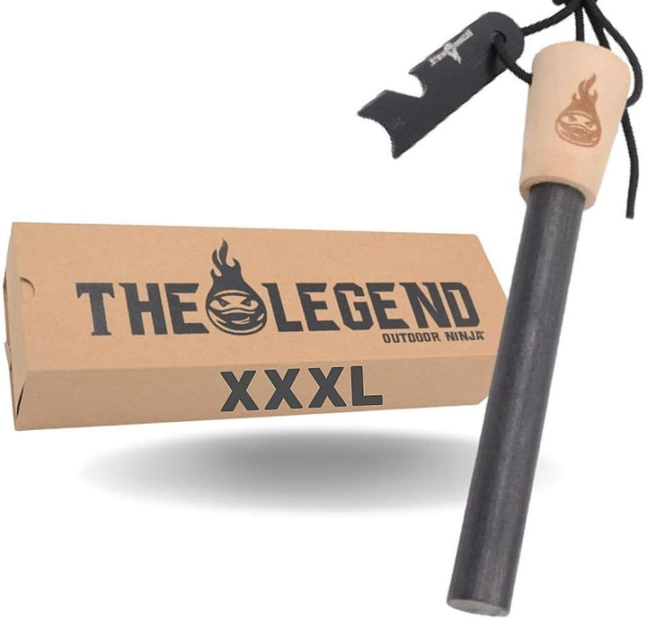 Feuerstahl The Legend XXXL FireSteel für Wandern, Bushkraft, Trekking, Camping und andere Outdoor Ho
