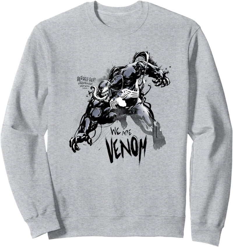 Marvel We Are Venom Eddie Brock Ink Sketch Sweatshirt