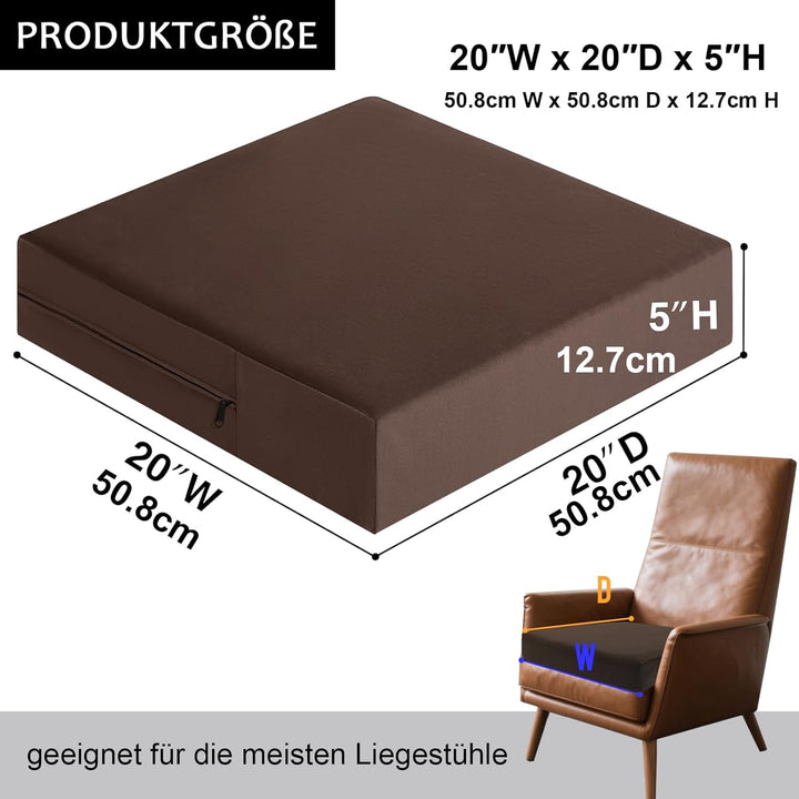 RUIXUAN Sitzerhöhung Sitzkissen Stuhlkissen Aufstehhilfe Sofa Bodenkissen Sitzpolster für Sessel &amp; L