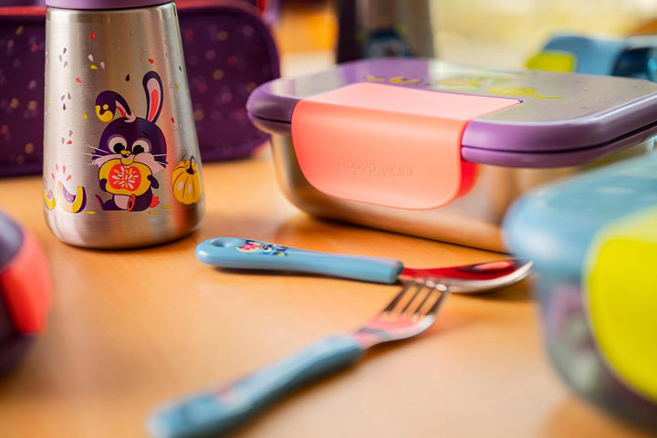 Maped PICNIK - Edelstahl-Lunchbox MINIZ Kaninchen 900 ml EDELSTAHL Violett, EDELSTAHL Violett