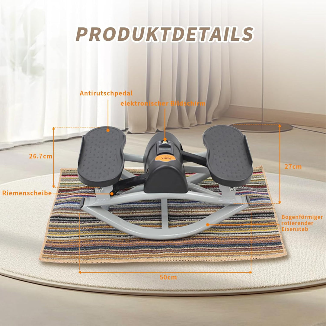 Rock Stepper, Step Rocker seitlich, Seitlich schwingender Fitness-Stepper Heimtrainingsgerät, Fitnes