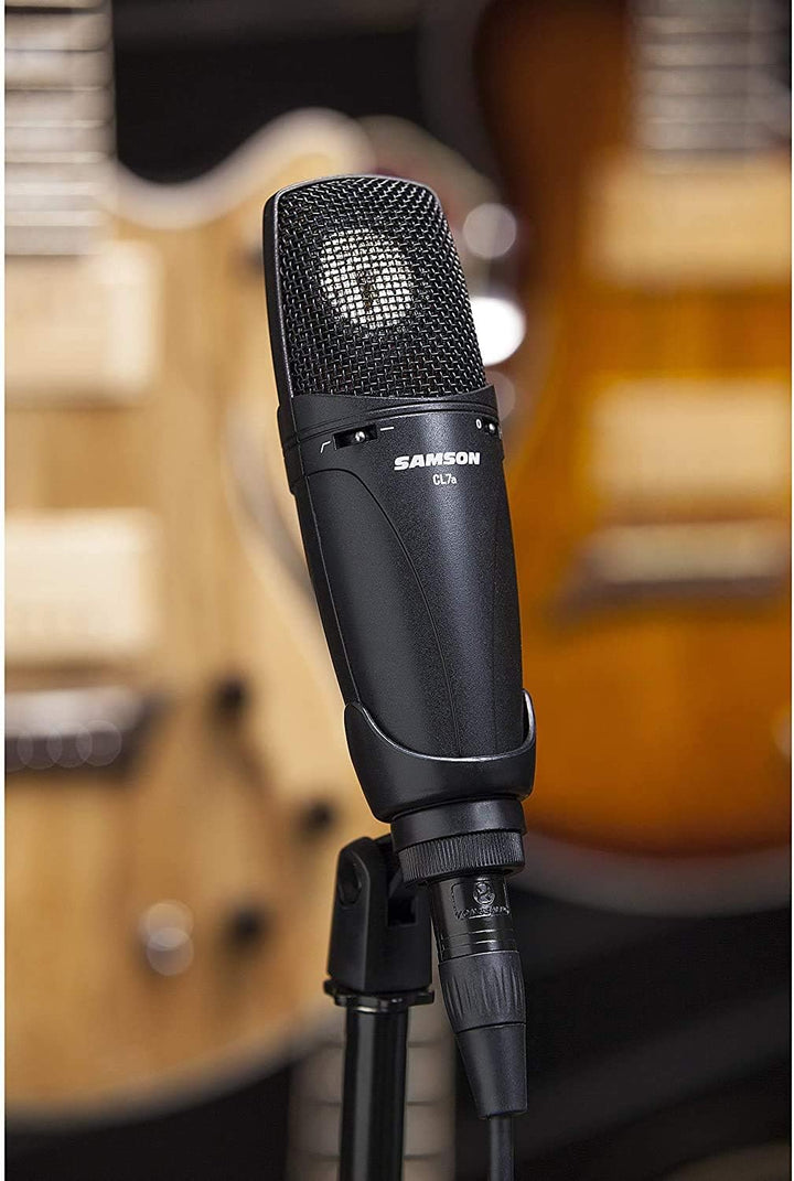SAMSON CL7a – Grossmembran Kondensatormikrofon (Cardioid) für Studio-Vocals, Instrumente & Laute Sig