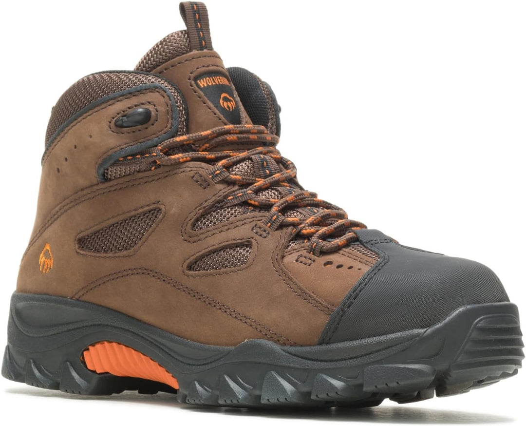 Wolverine Hudson W02194 Arbeitsstiefel für Herren 42 EU X-Weit Dunkelbraun, 42 EU X-Weit Dunkelbraun