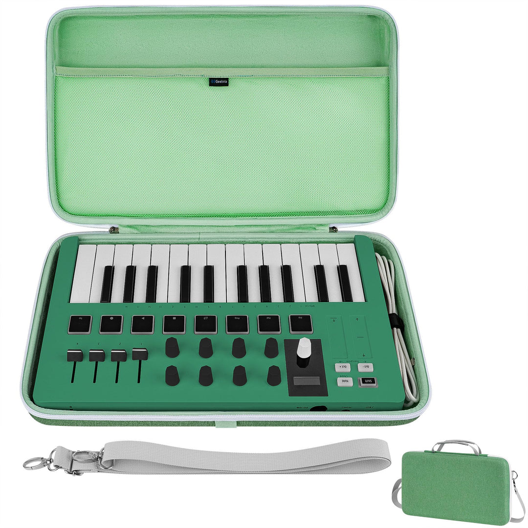 Geekria USB MIDI Keyboard Controller Hand Case Kompatibel mit Arturia MiniLab 3 / MiniLab MkII 25 Sl