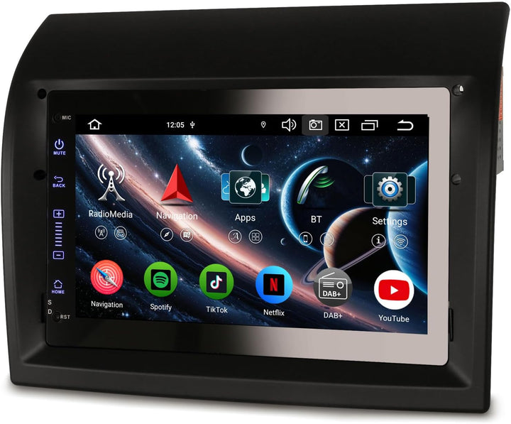 Erisin 8-Kern 4GB RAM 64GB ROM Android 11 Autoradio Bluetooth für FIAT Ducato Citroen Jumper Peugeot