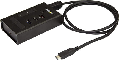 StarTech.com USB Hub 4 Port - Metall - USB-C zu 3x USB-A und 1x USB-C - USB 3.0 - 5GBit/s - Industri