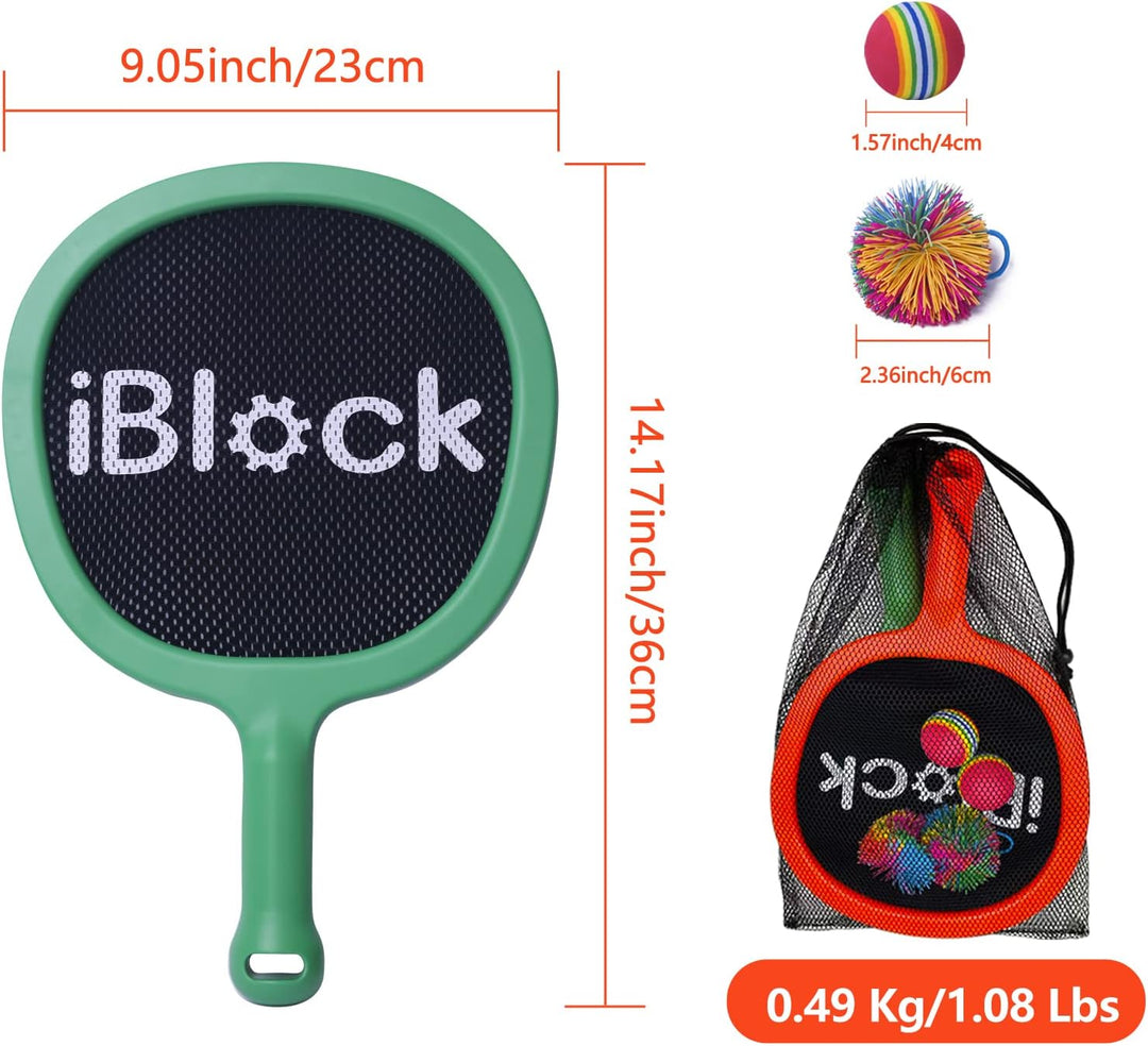 Smartwo Badminton Schläger Set für Kinder Anfänger, leichte Tennisschläger, Pool Strand Outdoor Spie