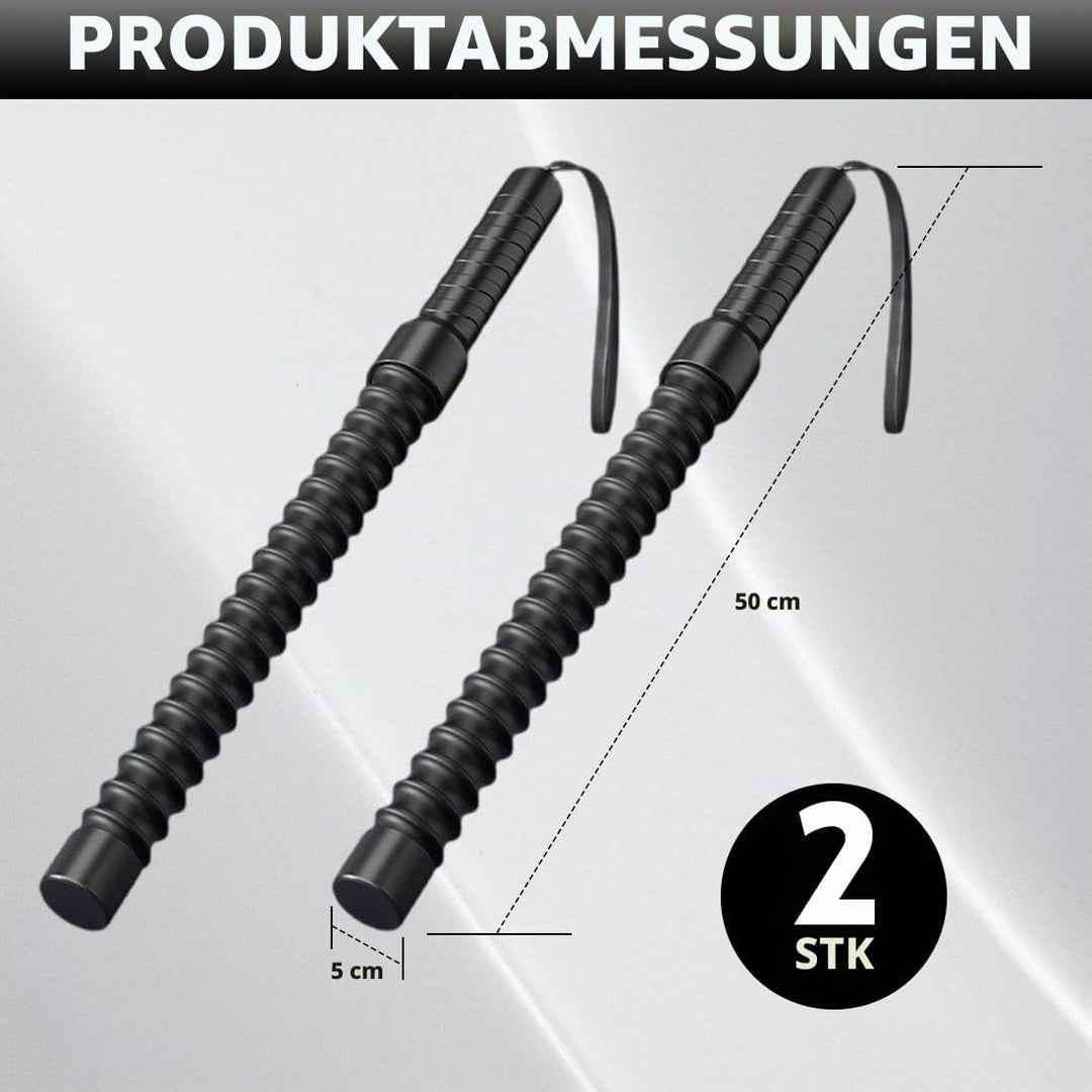 Ropeless Battle Ropes 2 Stück, Seillose Kampfseile ohne Seil für HIIT Training, Cardio und Kraftübun