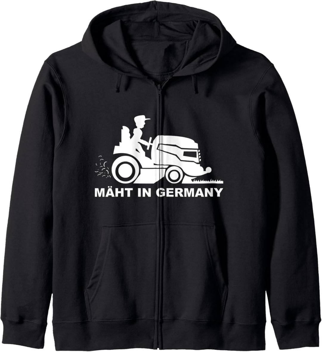 MÄHT IN GERMANY Rasenmäher Rasenmähen Gärtner Garten Rasen Kapuzenjacke