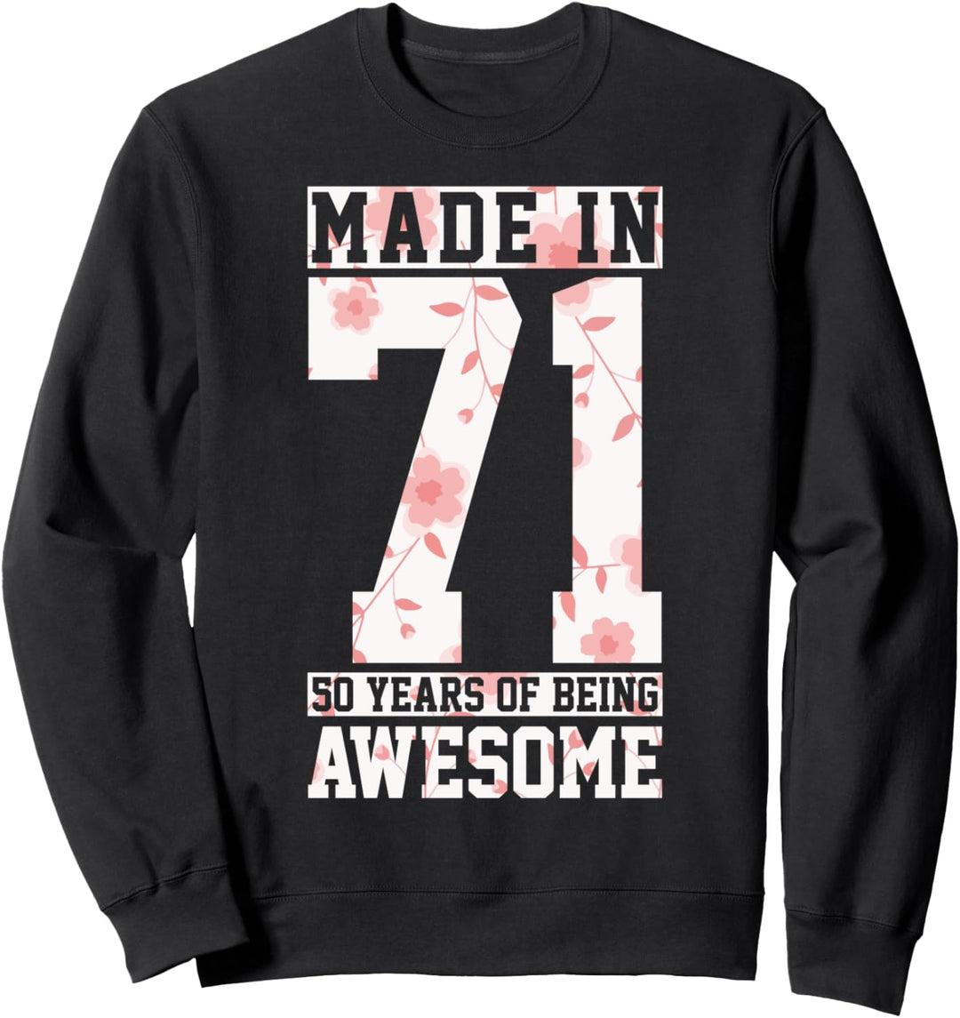 50. Geburtstag Geschenk Lustig Vintage 1971 Sweatshirt