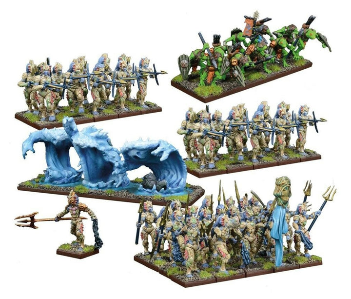 Mantic Games Kings of War - Trident Realm of Neritica Army - EN, mehrfarbig, MGKWR101