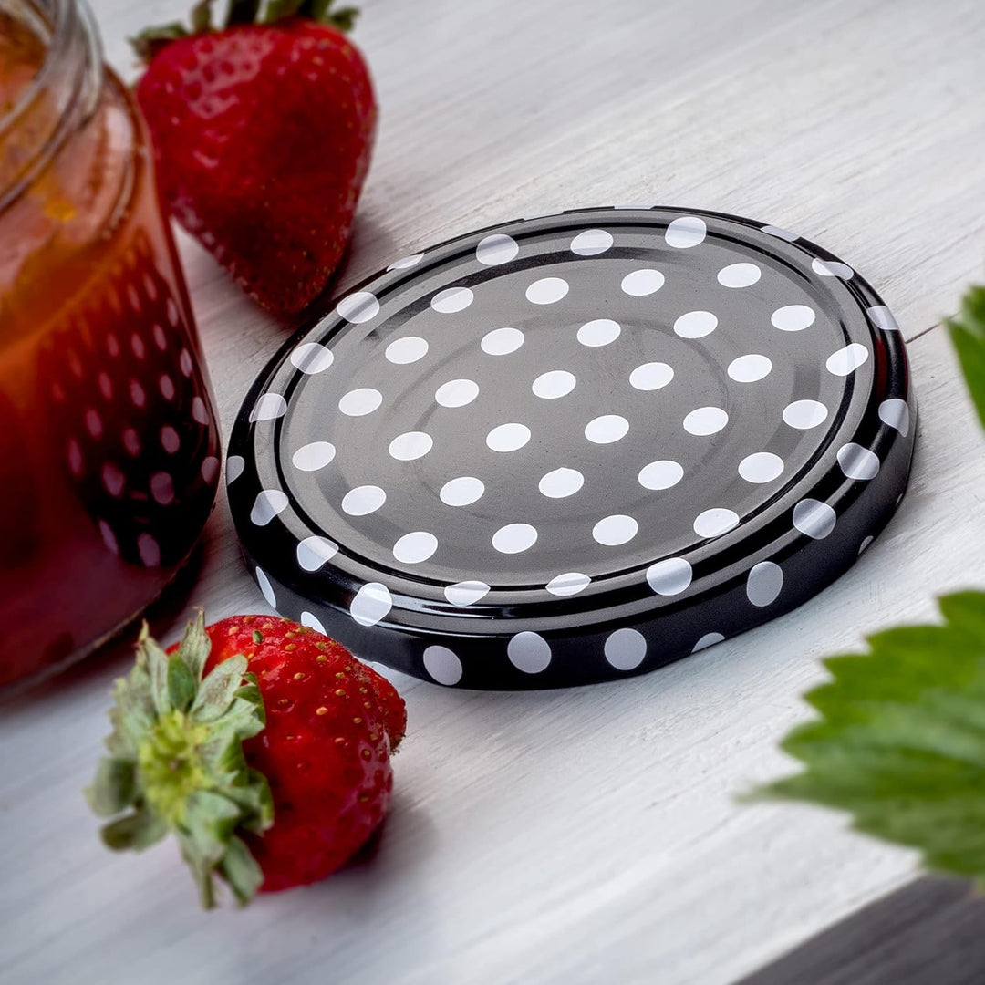 KADAX 10er Set Marmeladengläser 350ml TO82, Einmachgläser Vorratsgläser Mason Jar mit Schraubdeckel,