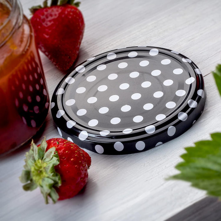 KADAX 10er Set Marmeladengläser 350ml TO82, Einmachgläser Vorratsgläser Mason Jar mit Schraubdeckel,