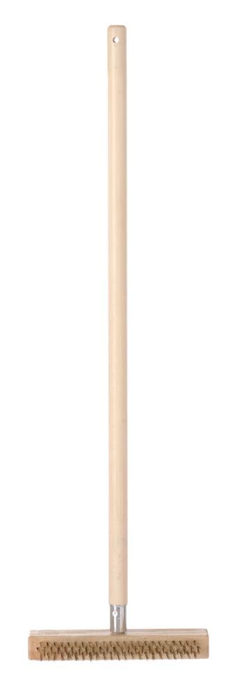HENDI 525630 Pizzaofen Reinigungsbürste, Holzgriff Stahlschaber, 255x930mm