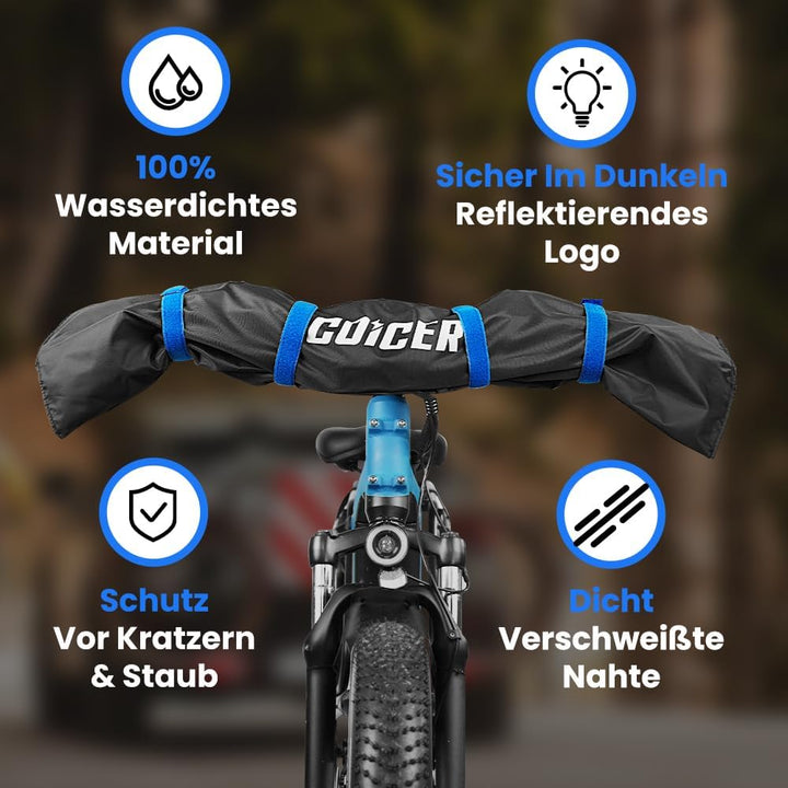 Coicer 2er Pack Lenkerschutzhülle Ebike Transportschutz Fahrrad Zubehör Fahrradabdeckung Wasserfest