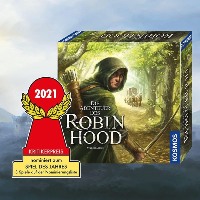 Kosmos 680565 Die Abenteuer des Robin Hood, Nominiert zum Spiel des Jahres 2021, Kooperatives Abente