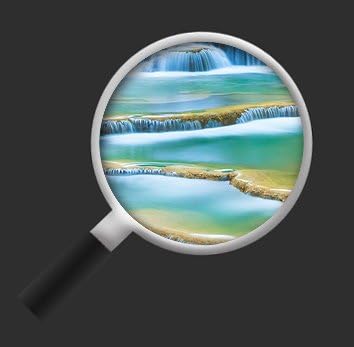 islandburner Bild Bilder auf Leinwand Wasserfall V2 Natur Landschaft 4er XXL Poster Leinwandbild Wan