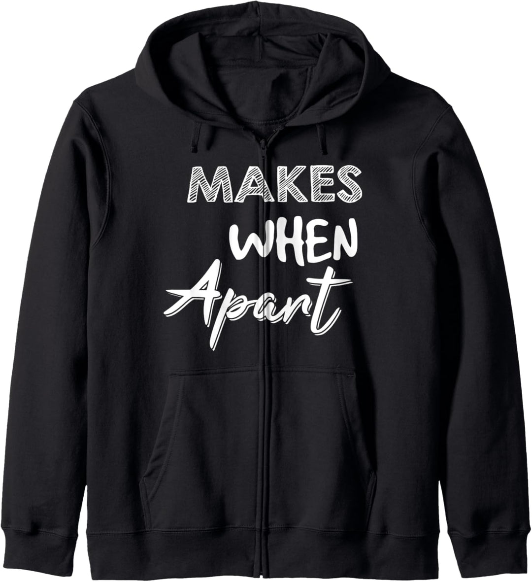Nothing Makes Sense When We Are Apart Paar Partnerlook Kapuzenjacke
