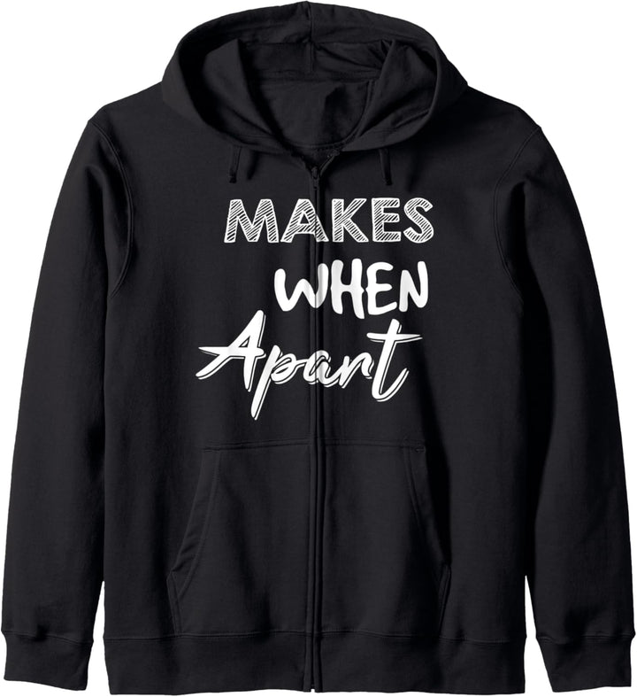 Nothing Makes Sense When We Are Apart Paar Partnerlook Kapuzenjacke