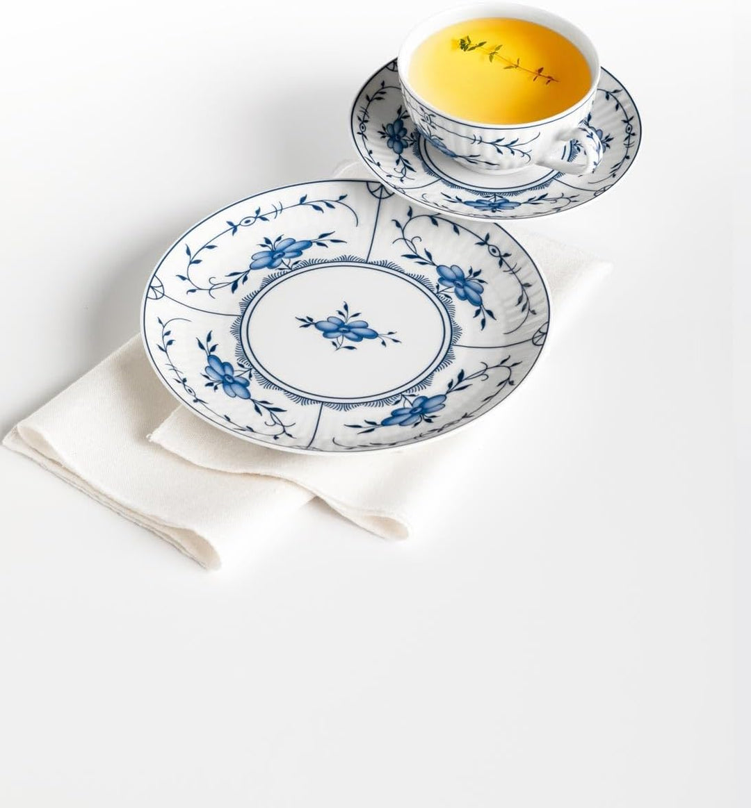 Seltmann Weiden, Teeservice 18-teilig klein, Amina Strohblume Strohblume 18-teilig (1er Pack), Stroh
