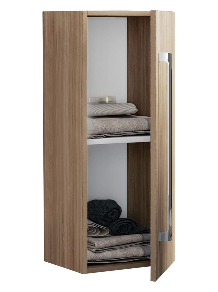 VCM Holz Badmöbel Wandregal Midischrank Badregal Badschrank Badezimmer Badinos D Sonoma-Eiche, Sonom