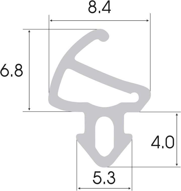 DQ-PP Fensterdichtung | Schwarz | 20 Meter | S-900 LB | PVC Fenster | Gummidichtug Dichtung Dichtban