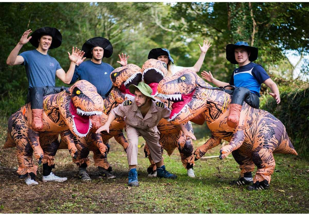 Bodysocks® Aufblasbares Deluxe Dinosaurier Kostüm für Erwachsene